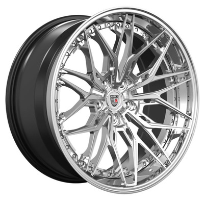 Варианты черноты 3PC Matt колес Anrky S3-X1 Порше 991 Turbo s