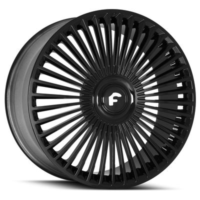 Грубые черные кованые диски Forgiato для Rolls Royce Range Rover Mercedes Benz S Class