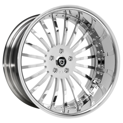 Lexani IF-714 Chrome выковало оправы спицы колес 6061-T6 Multi