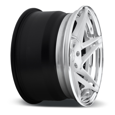 Колеса 3PC JWL Chrome Rotiform блюда CHD-T глубокого вогнутые ЧЕРЕЗ