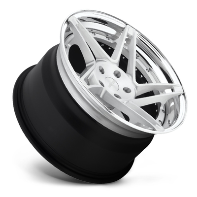 Колеса 3PC JWL Chrome Rotiform блюда CHD-T глубокого вогнутые ЧЕРЕЗ