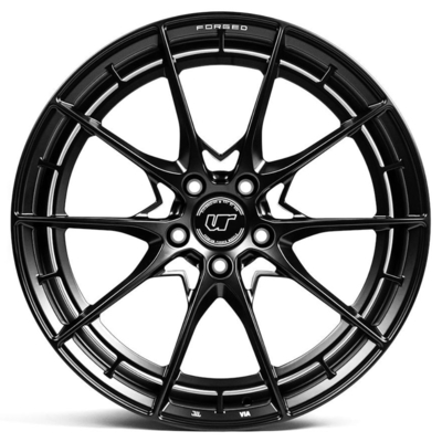 Чернота VR лоска D03-R выковала Порше 991 Turbo катит дюйм 16-26