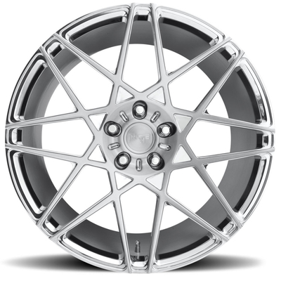 Вогнутый яркий серебр Monoblock выковал колеса
