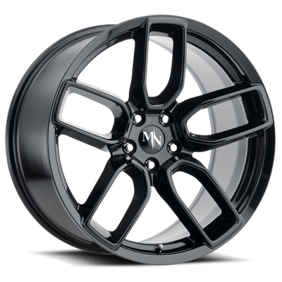 Смещение 0-80mm Monoblock выковало оправы черноты лоска финиша колес бесконечные