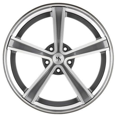 Отполированное серебряное Monoblock снабжает ободком 2 части выковало колеса расположило ступенями спицы
