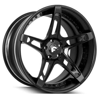 Чернота Forgiato Monoblock 3PC Matt выковала колеса Affilato-ECL