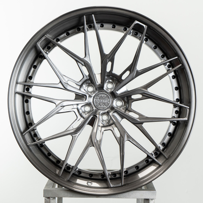 Варианты черноты 3PC Matt колес Anrky S3-X1 Порше 991 Turbo s