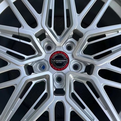 Сатинировка серебряное Vossen выковала колеса ГИБРИД ВЫКОВАЛ СЕРИЮ HF-7