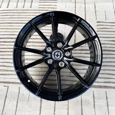 Аэродинамика HRE выковала колеса HRE P101SC глянцуют черные оправы Monoblock