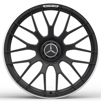 Benz Мерседес спицы креста AMG выковал черноту Matt колес