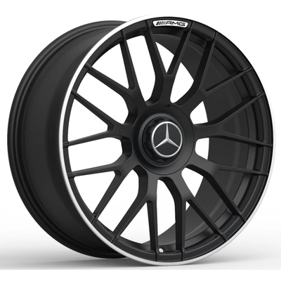 Benz Мерседес спицы креста AMG выковал черноту Matt колес