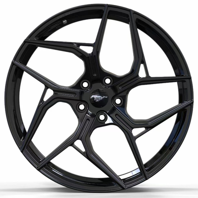 Автомобиль кузницы черноты лоска Ford Mustang катит 20 21 22 дюймов 5x114.3