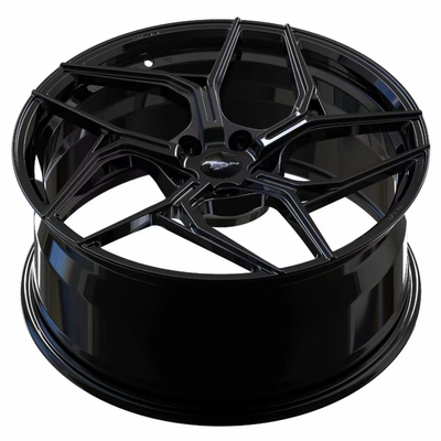Автомобиль кузницы черноты лоска Ford Mustang катит 20 21 22 дюймов 5x114.3