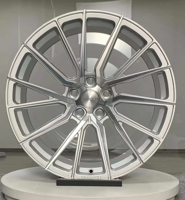 Отполированные серебром кованые диски Vossen HF-4T для Audi RS4 A6