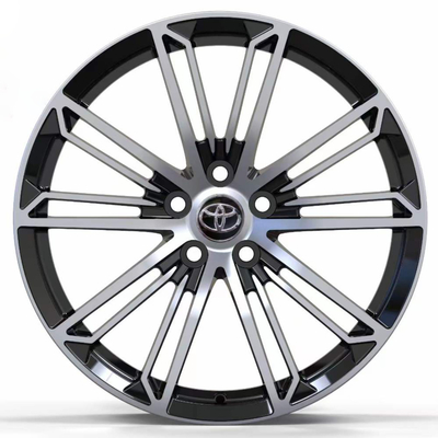 Тойота 19" автомобиль кузницы дизайна OEM катит, который подвергли механической обработке сторону