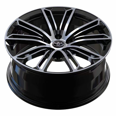 Тойота 19" автомобиль кузницы дизайна OEM катит, который подвергли механической обработке сторону