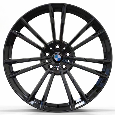 20&quot; глянцует черные выкованные колеса на BMW 5 серий