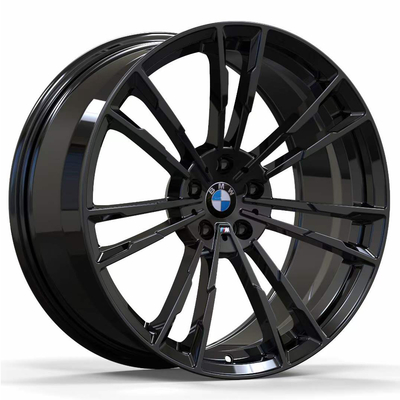20&quot; глянцует черные выкованные колеса на BMW 5 серий