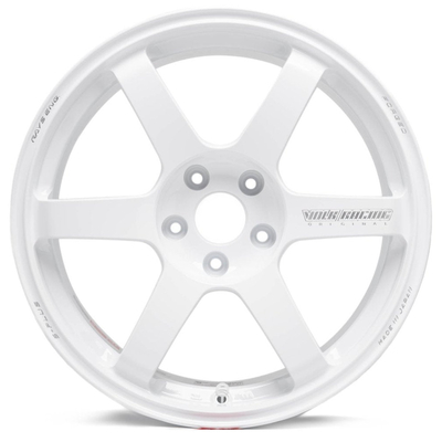 Черточка белое 18X9.5 +38 САГИ гонок TE37 Volk S более +45 5x114.3 5X120