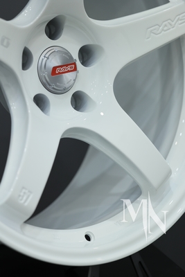 Специально вышитые Nismo Rays 57CR Колеса 370Z 350Z Clubsport Белые колеса