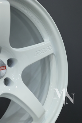 Специально вышитые Nismo Rays 57CR Колеса 370Z 350Z Clubsport Белые колеса