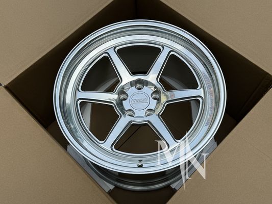 Кованые автодиски 5x114.3 для Nissan 350Z 370Z, полированная серебристая отделка