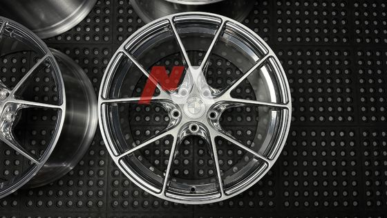 Кованые диски BMW Полированный серебристый с матовой лицевой поверхностью для F87 F80 F82 F90 M2 M3 M4 M5