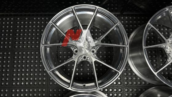 Кованые диски BMW Полированный серебристый с матовой лицевой поверхностью для F87 F80 F82 F90 M2 M3 M4 M5