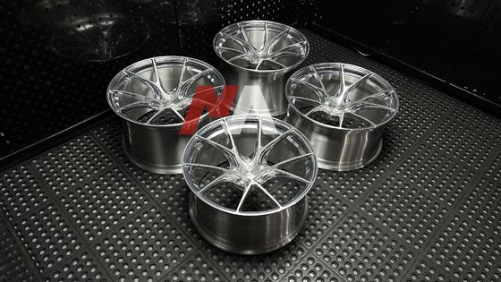 Кованые диски BMW Полированный серебристый с матовой лицевой поверхностью для F87 F80 F82 F90 M2 M3 M4 M5