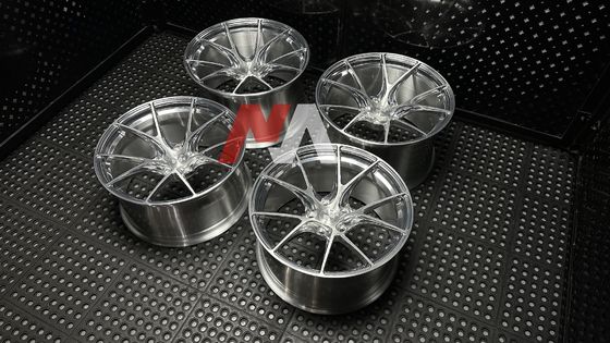Кованые диски BMW Полированный серебристый с матовой лицевой поверхностью для F87 F80 F82 F90 M2 M3 M4 M5