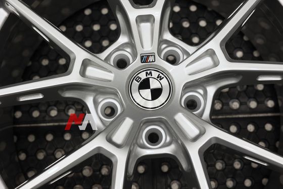 BMW 863M кованые колеса алмаз серебро